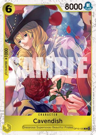 Cavendish - OP10-105 (Pirate Foil) (OP10-105) - Commune