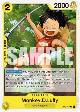 Monkey.D.Luffy - ST13-014 (Réédition) (ST13-014) - Courante