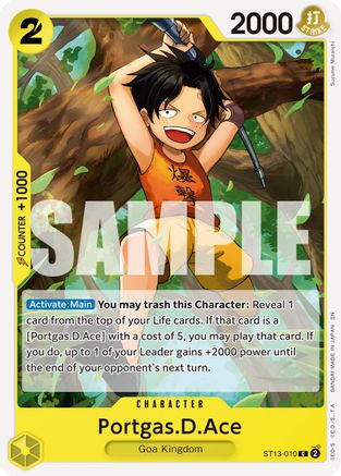 Portgas D. Ace - ST13-010 (Réédition) (ST13-010) - Commune