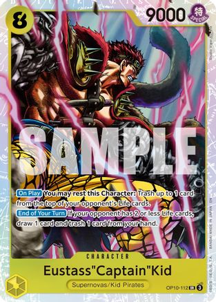 Eustass « Capitaine » Kid (Réédition) (OP10-112) - Super Rare