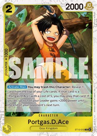 Portgas.D.Ace - ST13-010 (Pirate Foil) (ST13-010) - Courante