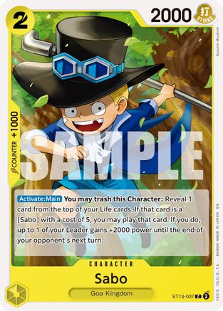 Sabo - ST13-007 (Reprint) (ST13-007)  -  Common