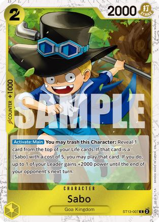 Sabo - ST13-007 (Pirate Foil) (ST13-007)  -  Common