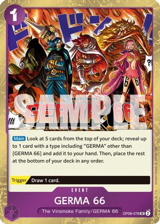 GERMA 66 (Lame de pirate) (OP06-078) - Peu commune