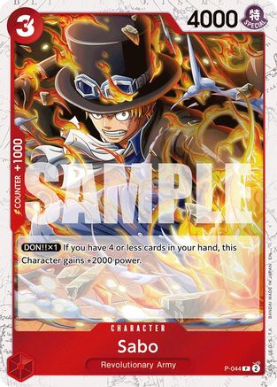 Sabo - P-044 (Pirate Foil) (P-044)  -  Promo