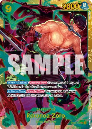 Roronoa Zoro (Reprint) (OP06-118)  -  Secret Rare