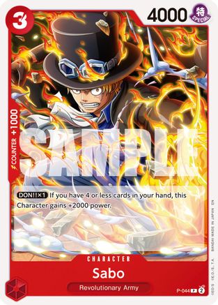 Sabo - P-044 (Reprint) (P-044)  -  Promo