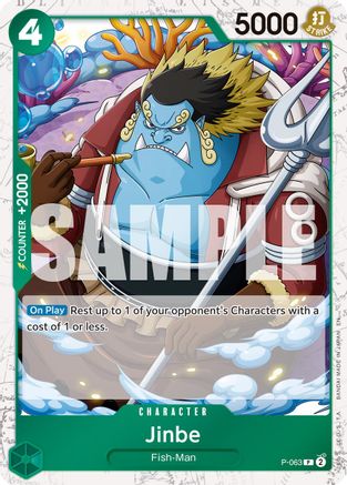 Jinbe - P-063 (Pirate Foil) (P-063) - Promo