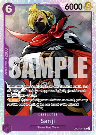 Sanji (Réédition) (OP07-064) - Super Rare