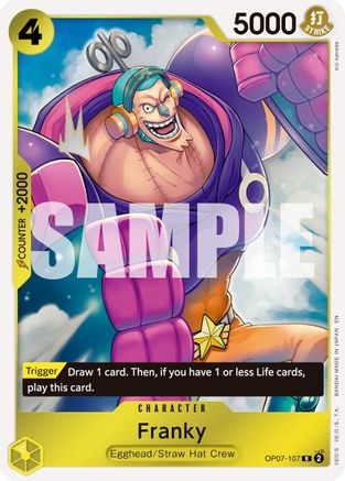 Franky - OP07-107 (Réédition) (OP07-107) - Rare
