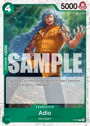 Adio (Foil Pirate) (P-078) - Promo