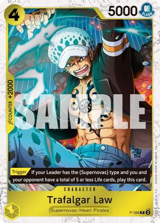 Trafalgar Law - P-088 (Carte brillante de pirate) (P-088) - Promo