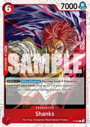 Shanks - P-083 (Brillant Pirate) (P-083) - Promo