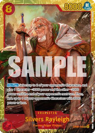 Silvers Rayleigh - OP08-118 (Réédition) (OP08-118) - Secrète Rare