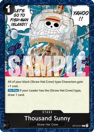 Thousand Sunny (Navire des Pirates) (ST14-017) - Commune