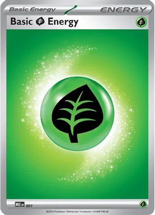 Basic Grass Energy - 001  - Common - Reverse Holofoil