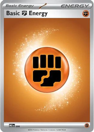 Basic Fighting Energy - 006  - Common - Reverse Holofoil