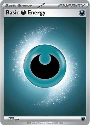 Basic Darkness Energy - 007  - Common - Reverse Holofoil