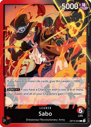 Sabo (004) (OP13-004)  -  Leader