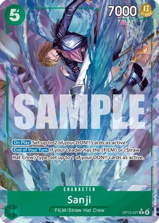 Sanji (Alternate Art) (OP13-027)  -  Rare