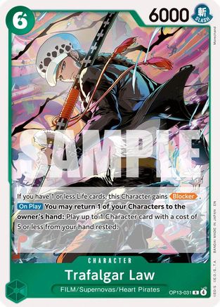 Trafalgar Law (OP13-031)  -  Rare