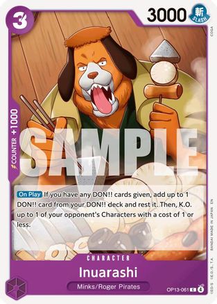 Inuarashi (OP13-061)  -  Common