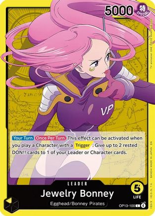 Jewelry Bonney (100) (OP13-100) - Leader