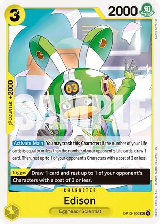 Edison (OP13-102)  -  Uncommon