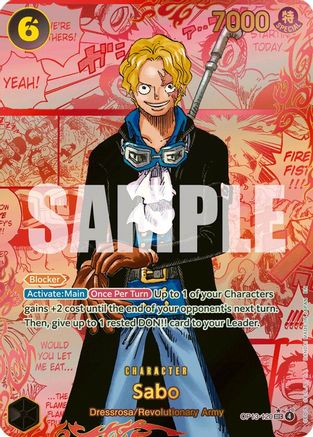 Sabo (120) (3rd Anniversary) (OP13-120)  -  Secret Rare
