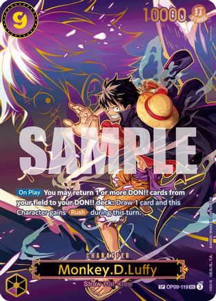 Monkey.D.Luffy - OP09-119 (SP) (OP09-119)  -  Secret Rare