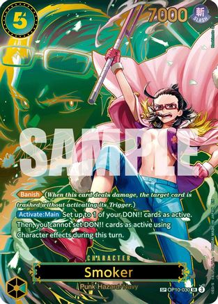 Smoker - OP10-030 (SP) (OP10-030) - Super Rare Claw Me Baby Smoker - OP10-030 (SP) (OP10-030) - Super Rare Claw Me Baby