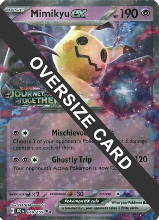 Mimikyu ex (Journey Together Stamped) - 069 - Double Rare - Holofoil