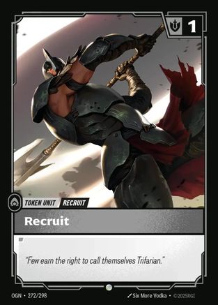 Recruter (272) // Renforcer (272/298) - Origines