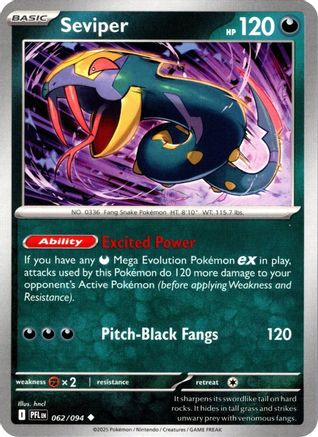 Seviper - 062 - Uncommon - Reverse Holofoil
