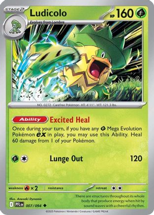 Ludicolo - 007/094 - Peu commune - Normale