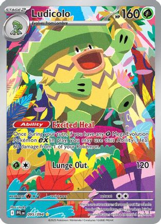 Ludicolo - 095/094 - Illustration rare - Holofoil