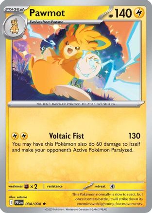 Pohmarmotte - 034 - Rare - Holofoil inversée