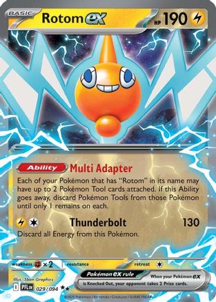 Rotom ex - 029/094  - Double Rare - Holofoil