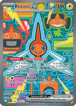 Rotom-ex - 126/094 - Illustration spéciale rare - Holofoil