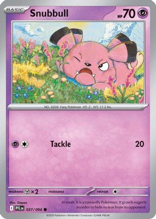 Snubbull - 037 - Commune - Holofoil inversé