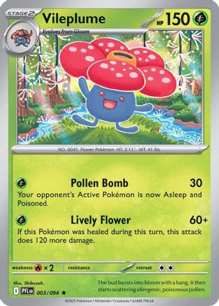 Vileplume - 003 - Uncommon - Holofoil