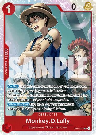 Monkey.D.Luffy (OP14-013) - Super Rare