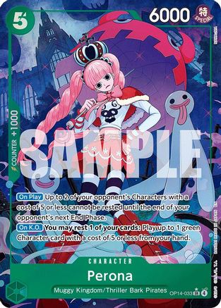 Perona (Art alternatif) (OP14-033) - Super Rare