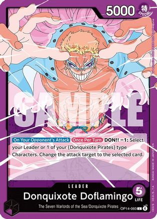 Donquixhote Doflamingo (OP14-060)  -  Leader