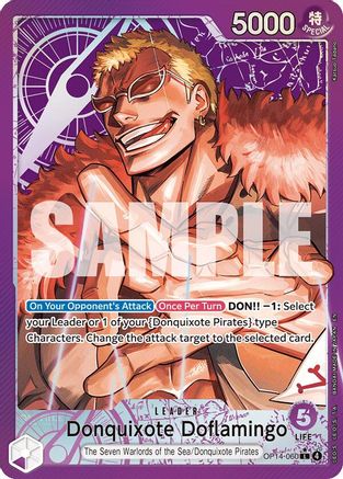 Donquixote Doflamingo (Illustration alternative) (OP14-060)  -  Leader