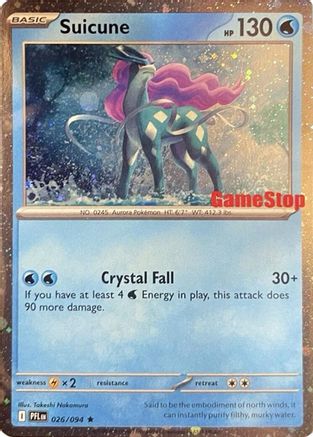 Suicune (Cosmos Holo) (Exclusivité Gamestop) - 026 - Promo - Holofoil