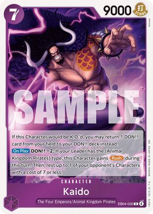 Kaido (EB04-030) - Rare