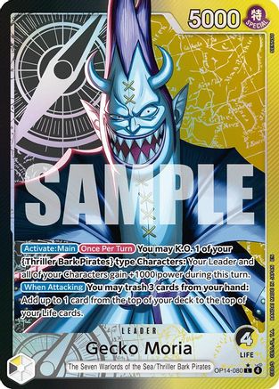 Gecko Moria - OP14-080 (Art Alternatif) (OP14-080) - Leader