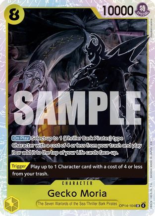 Gecko Moria - OP14-104 (OP14-104) - Super Rare