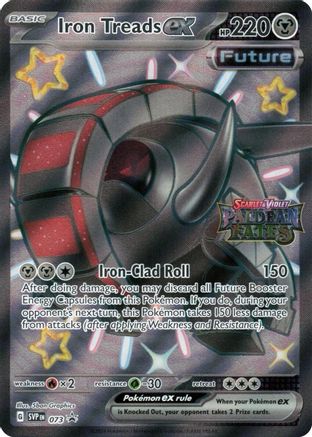 Iron Treads ex - 073 (Paldean Fates Stamped)  - Promo - Holofoil